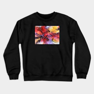 Nature 0412 abstract watercolor Crewneck Sweatshirt